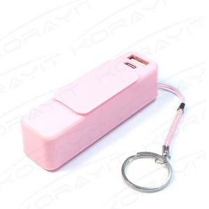 Wholesale Slide Perfume Plastic Portable Power Bank 2200mAh,With Hand Ring, Promotiona Gift from china suppliers