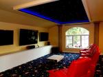 PMMA Star Ceiling Panels Absorbent Fibreglass RGB For Cinema