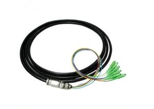 Wholesale 6 Core SC / APC Fiber Optical Pigtail Waterproof , Outdoor SM 9 / 125 G652D Fiber Cable from china suppliers