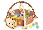 Portable Baby Gym Playmat Children's Play Toys W / Balls Protective Fence 30
