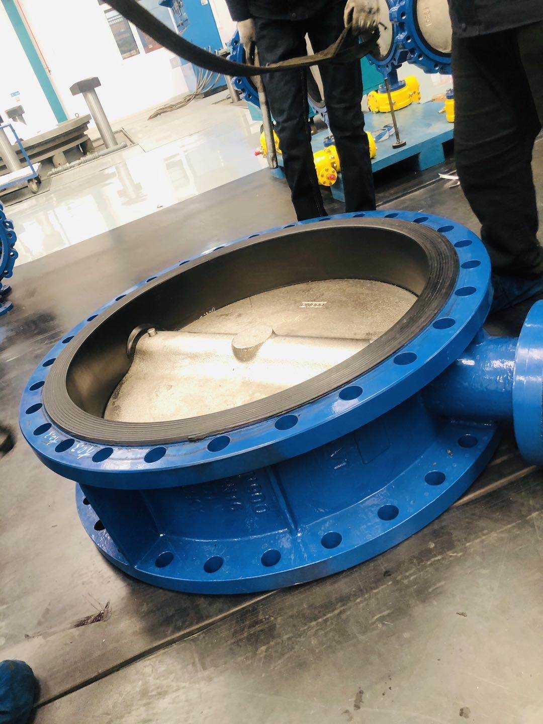DN1300 Flanged wormgear butterfly valve