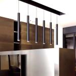 Epistar Chip LED Hanging Pendant Lights Tube Pendant 30mmX400mm Size