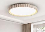 French round bedroom ceiling lamp yellow cave stone wabi-sabi style living room