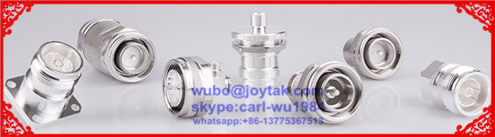 4.3-10 female connector solder type with flange square for antenna base All brass 50ohm high quality silver plated pin