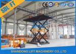 4.0kw 3T 6000mm Hydraulic Scissor Car Lift 4 Sides Guard Rail