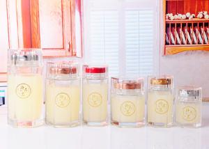 Wholesale Luxury Clear Bird'S Nest Glass Honey Jars 50ml 100ml 280ml High White Glass from china suppliers