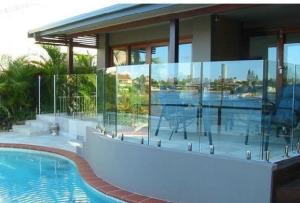 Wholesale Frameless No Holes Pool Fencing Glass Panel Heat Soaked Toughened from china suppliers