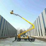 30m Mobile Aerial Electric Lifting Platform Diesel Truck Mounted Knuckle Boom