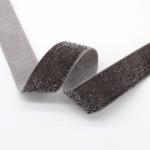 Shinny Glitter Silver Gold Velvet Ribbon 10mm-38mm Luxury Velvet Ribbon
