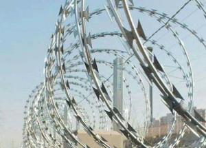 Wholesale Q235 PVC Razor Barbed Concertina Wire Coil High Security from china suppliers
