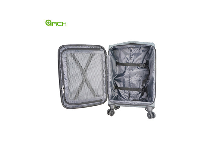 Snow Flake Soft Sided Polyester Luggage with Flight Wheels