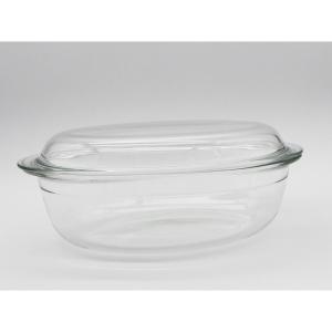 Wholesale 4L 4.5L 6.5L Glass Baking Dish Heat Resistant Glass Pizza Pan from china suppliers