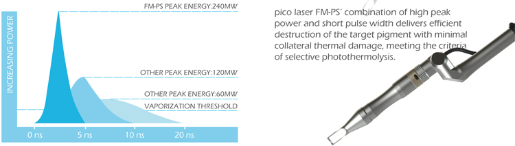 factory offer short pulse width 600 ps korea lab high energy colors removal pico