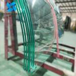 Clear Curved Tempered Glass 8mm Transparent Bent Toughened Glass