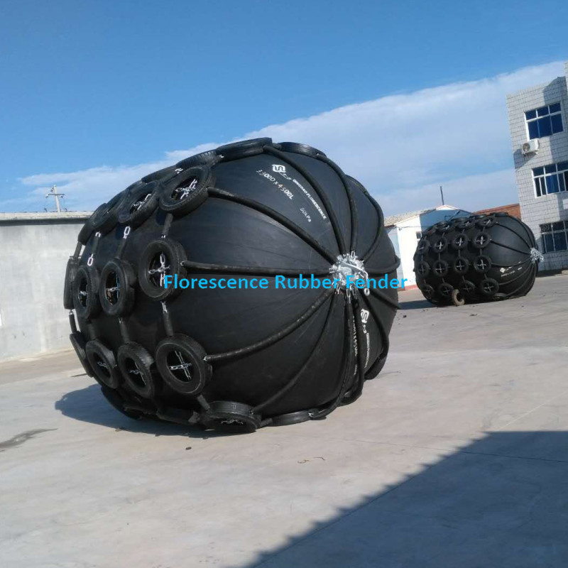 Yokohama Type Pneumatic Rubber Fender Customize Sizes Diameter 3.3m