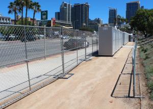 Wholesale Hot Dip Galvanized 11.5ga Temporary Security Fencing Metal 6 Foot Cyclone from china suppliers