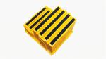Industrial Polyethylene Safety Plastic Step Stool Heavy Duty Non Slip