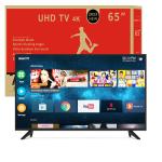 65 Inch QLED FHD Google Frameless Television 3840x2160 4K Google Android Smart