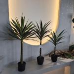 Uv Resistant Lifelike Fake Plants 100-120CM For Indoor And Outdoor Decor