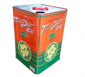 Wholesale 15L Soybean Oil Can Orange Printing Tinplate Sheet For Cooking Oil Packing from china suppliers