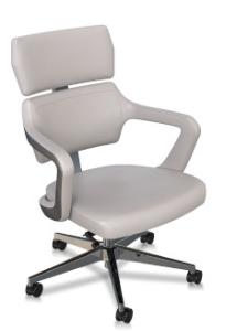 Wholesale Swivel Ergonomic Executive Chair PU Leather Adjustable Middle Back from china suppliers