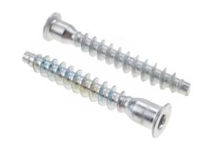 Wholesale M5 Hex Socket Steel Confirmat Screws for Wood Furniture Zinc Rust Proof from china suppliers
