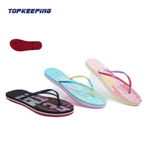 Wholesale Outdoor Women Flat Sandal Lady PU EVA Sole Sliders from china suppliers