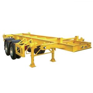 Wholesale Shandong Juyuan 20ft 40ft Skeleton Chassis Container Semi Trailer Sturdy Steel Design from china suppliers