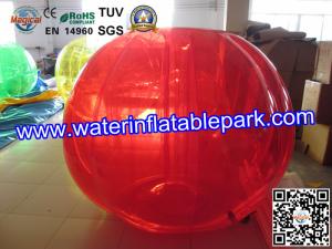 Wholesale Entertainment Body Zorbing Ball Apple Design , Colorful Inflatable Beach Ball from china suppliers