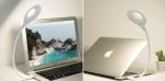 USB Gooseneck LED Lamp Study Books Reading Light 5V Silicone Hose 300mm