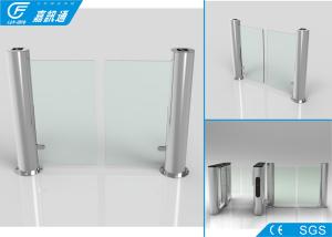 Wholesale RFID / NFC Swing Turnstile Entry Systems , 140W / 24V Office Security Gates from china suppliers