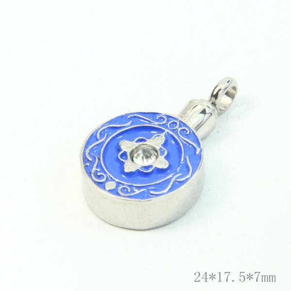 Fashion New Unique Design Stainless Steel Perfume Bottle Chain Necklace Pendant