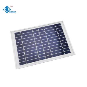Wholesale 12V Wholesale High Quality ZW-8W-12V Glass Laminated Solar Panel 8W Portable Solar Panel Charger from china suppliers