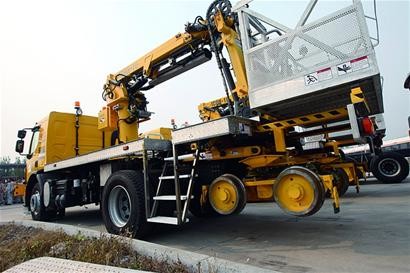 25 Ton Axle Load Flat Bed Rail Car 1200mm Wheelbase 4 Wheels Support