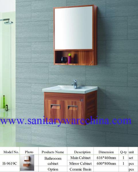 Modern Alunimun Bathroom Vanity/ aluminum alloy bathroom cabinet/Mirror Cabinet