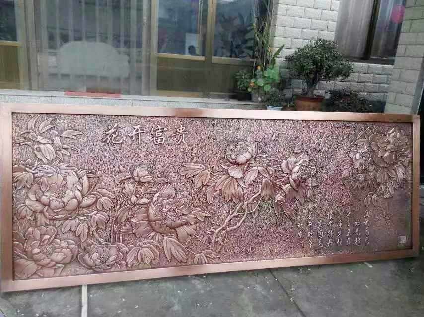 Classical Bronze Relief Sculpture , Ancient Relief Sculpture Wall Ornaments