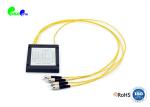 Accurate Coupling 1x3 Fiber Optic Coupler Low Insertion Loss Optical Cable