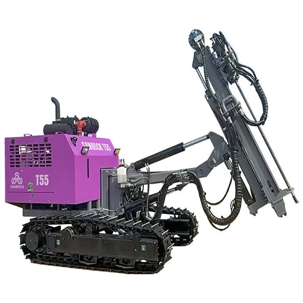 Top Hammer Drilling Machine High Efficiency Blast Hole Drill Rigs Portable Small Drilling Rig