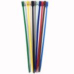 Heat Resistant Nylon Cable Tie 300mm Themed Color For Playground Steel Pole