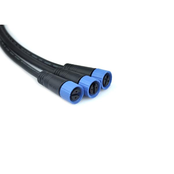 3 Core Led Outdoor Lighting Waterproof Power Connector 2 Pin 3 Pin 4 Pin