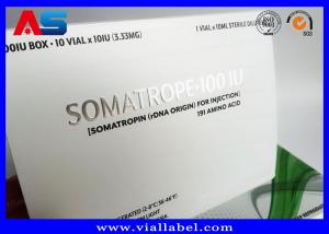 Wholesale Somatropin Bodybuilding Hcg Tablets Custom Pill Box / Medicine Carton Box from china suppliers