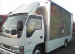 3G / WiFi Control Truck Mounted LED Screen , 8mm Mobile Advertising Trucks