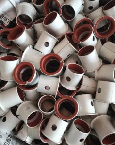 Wholesale Steel Backed Red PTFE Flanged DP4 Composite Bushings from china suppliers