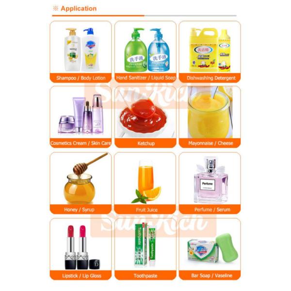 Semi Automatic 220V 60Hz Liquid Soap Filling Machine Packaging 5000ml