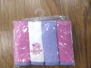 Wholesale 4Pk soft baby face cloth from china suppliers