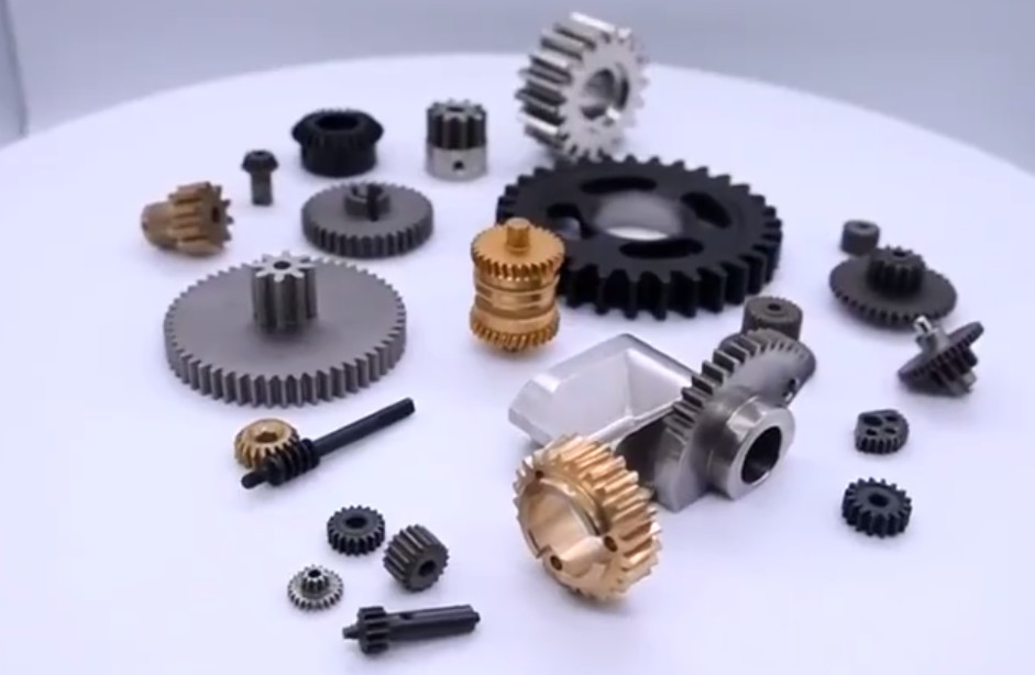 0.05mm OEM Precision Mould Parts Brass Double Spur Gear