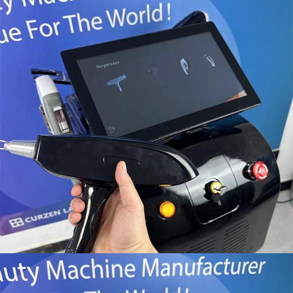 E - Light Triple Wavelength Diode Laser Hair Removal 4 In 1 Ipl Opt Diode Rf Nd