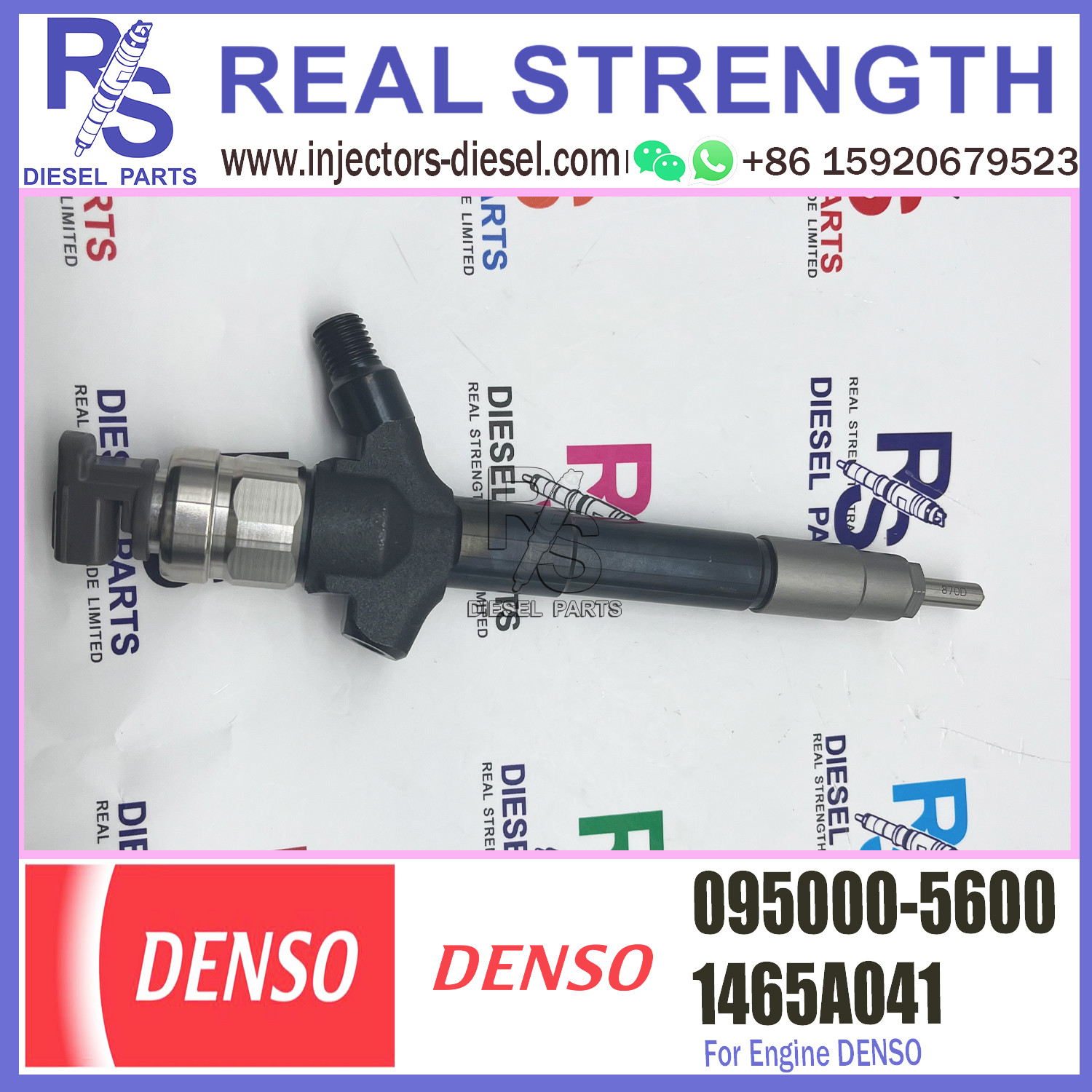 095000-5600 DENSO Diesel Injector 1465A041 For Mitsubishi 4D56 Triton / L200 2.5L