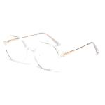 Retro Polygonal Anti Blue Light Glasses Men Women Fashion Optical Computer