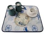 24x18in Kitchen Sink Microfiber Dish Drying Mat Dish Drainer Mat
